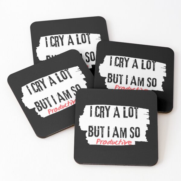 Item preview, I cry a lot but im so productive designed and sold by OscarShoping.