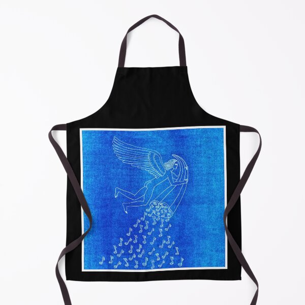Item preview, Winged Figure Pouring Out Music 1938 Winold Reiss designed and sold by RocketshipRetro.
