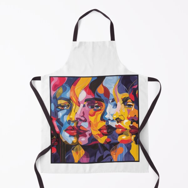 Item preview, Colorful Abstract Faces in Modern Style designed and sold by palmyst.