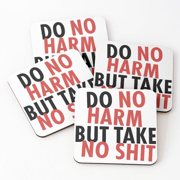 Item preview, Don't do harm but don't take shit designed and sold by Wolagno.