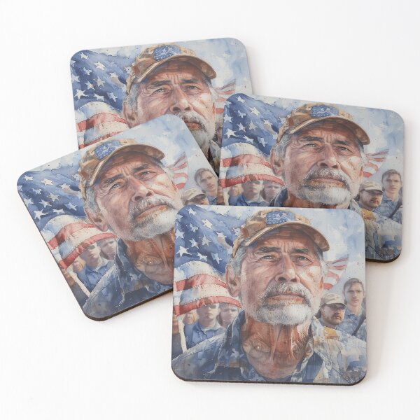 Item preview, Patriotic Veteran Portrait designed and sold by palmyst.