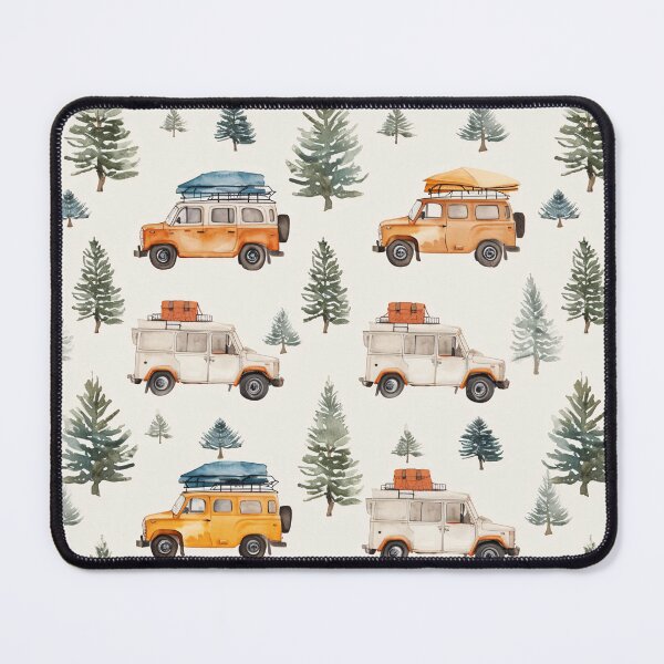 Item preview, Watercolor Adventure Vehicles with Nature Motifs designed and sold by amortka.