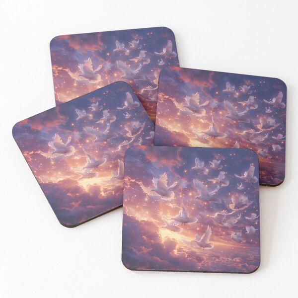 Item preview, Doves Ascending to Starlit Sky designed and sold by palmyst.