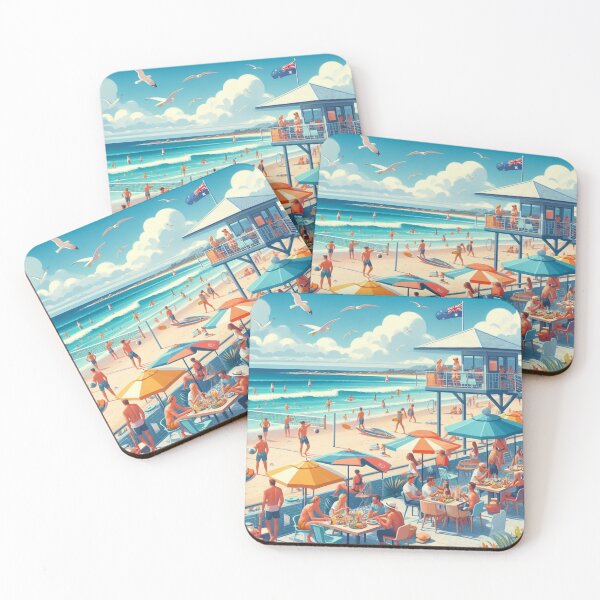 Item preview, The Australian beach surfing design  designed and sold by Graphic  Grove.