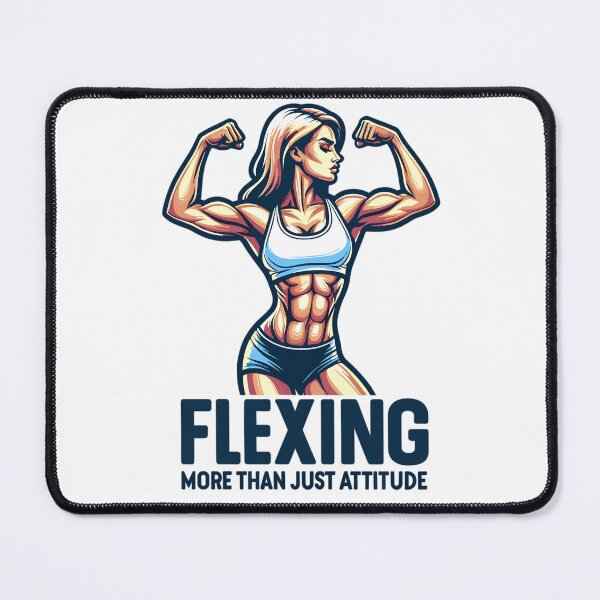 Item preview, Flexing More Than Just Attitude - Female Fitness designed and sold by OptimaArt.