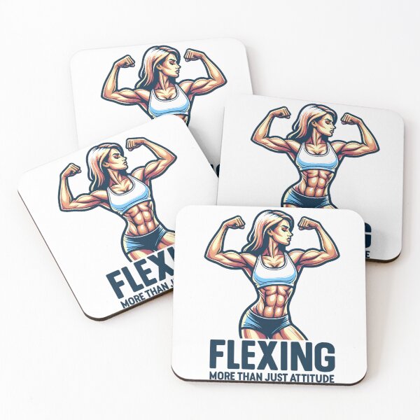 Item preview, Flexing More Than Just Attitude - Female Fitness designed and sold by OptimaArt.