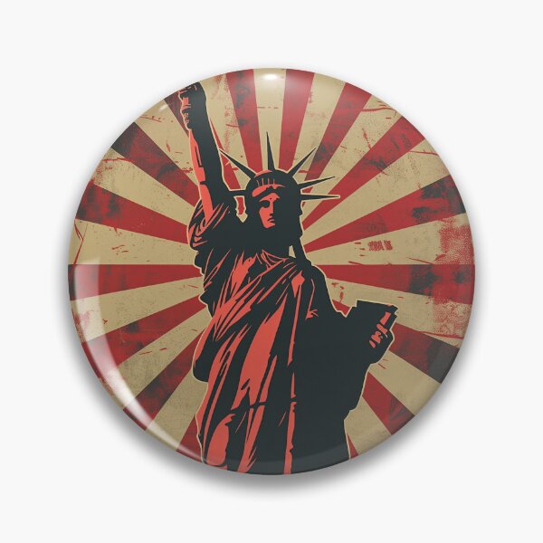 Item preview, Statue of Liberty Retro Burst designed and sold by palmyst.