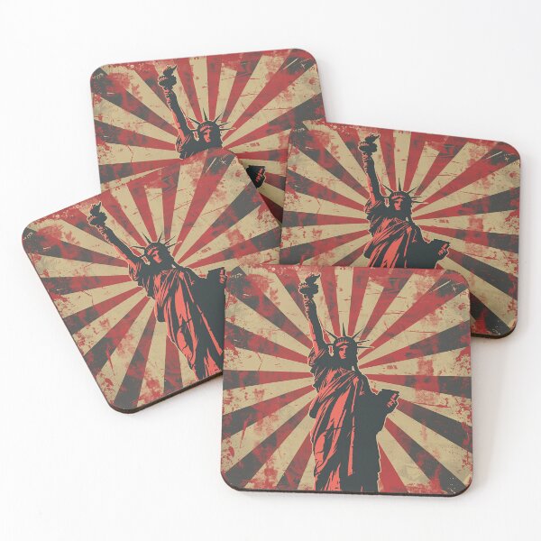 Item preview, Statue of Liberty Retro Burst designed and sold by palmyst.