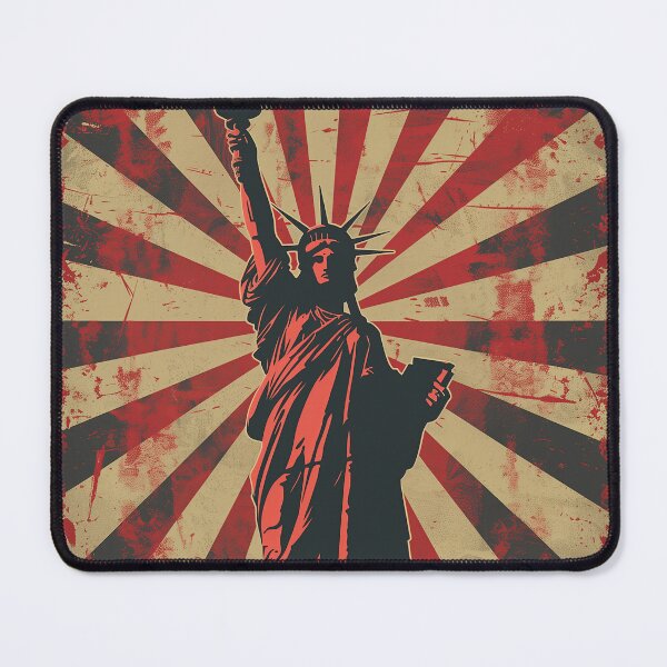 Item preview, Statue of Liberty Retro Burst designed and sold by palmyst.