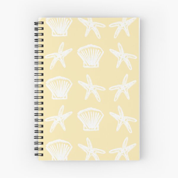 Item preview, Shells and Starfish yellow designed and sold by DEWEYandSKY.