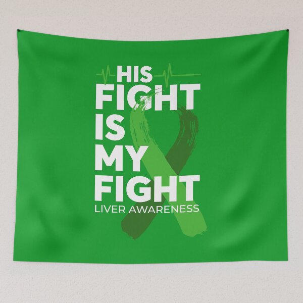 Item preview, His Fight Is My Fight Liver Awareness  designed and sold by Wild-Co.
