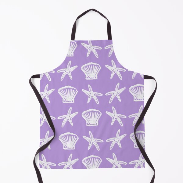 Item preview, Shells and Starfish Purple designed and sold by DEWEYandSKY.