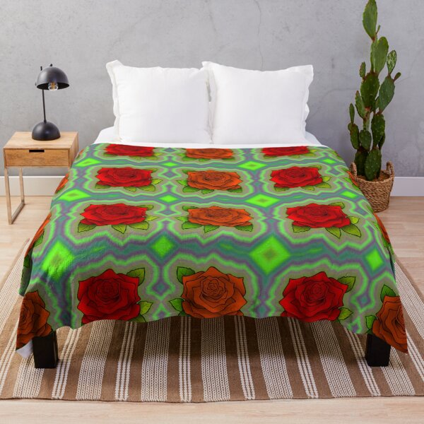 Artikelvorschau, Roses-on-green-pattern ... entworfen und verkauft von Harryucksche.