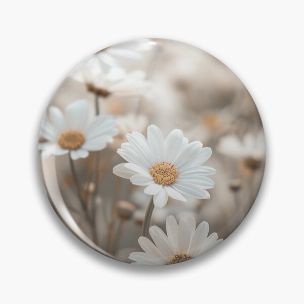 Item preview, Pure Bloom: High-Key Daisy Field designed and sold by iCatchTheArt.