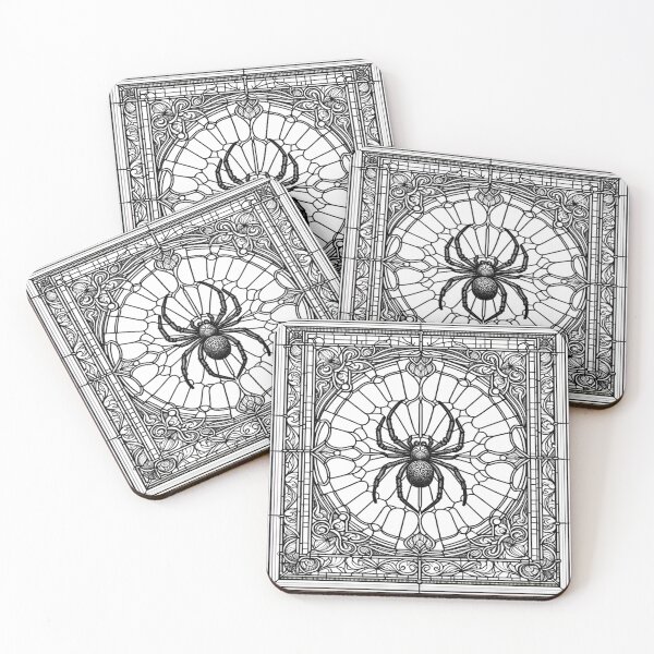 Item preview, Spider in Leaded Light designed and sold by shape-shifter24.