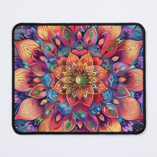 Item preview, Symmetrical Blossoms: A Floral Mandala designed and sold by iCatchTheArt.