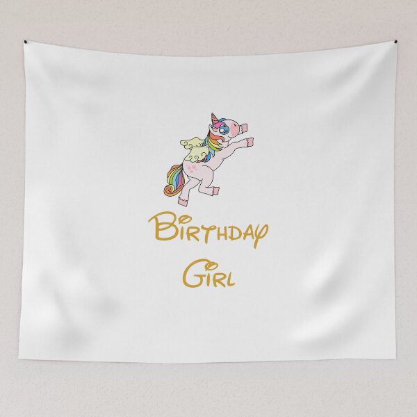 Item preview, Awesome Unicorn Birthday Girl Design #1 designed and sold by 198tees.