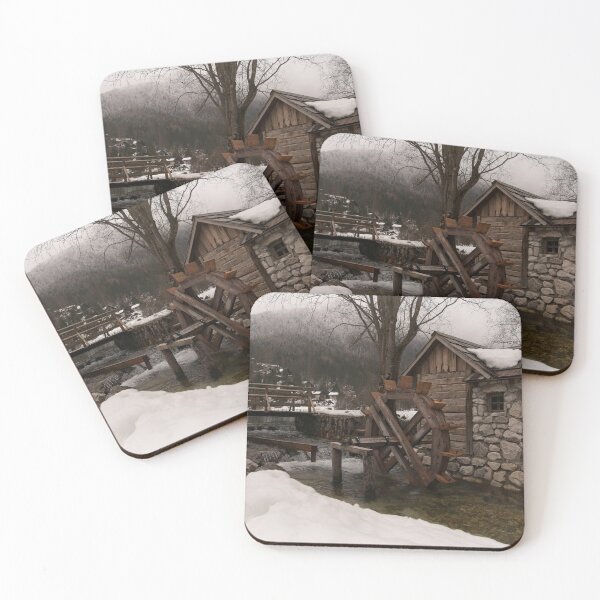 Item preview, Winter Water Mill At Lake Jasna designed and sold by rawshutterbug.