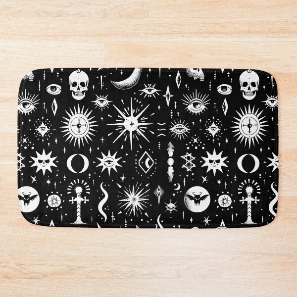 Item preview, Mystical Alchemy Black Sticker designed and sold by amortka.