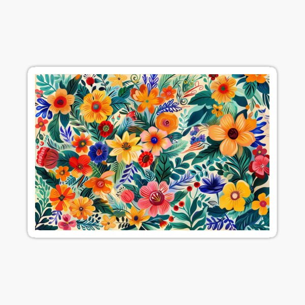 Blossoms of Iberia Sticker