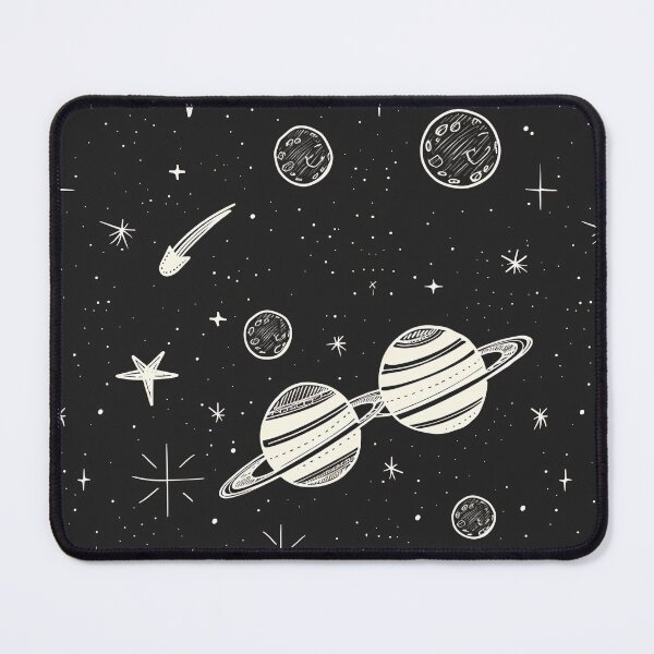 Item preview, Whimsical Starry Night Doodle Pattern designed and sold by amortka.
