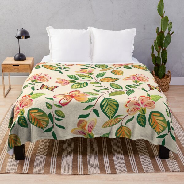 Item preview, Whimsical Floral Butterfly Seamless Pattern designed and sold by amortka.