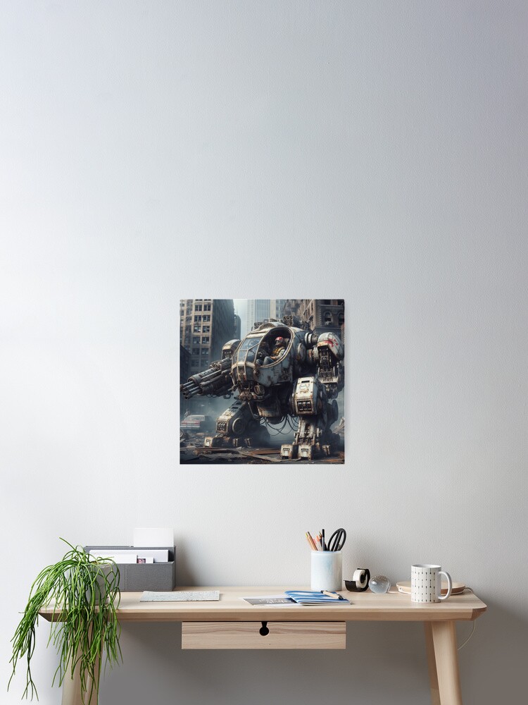 Thumbnail 2 of 3, Poster, Small Mech designed and sold by RaF71PrO.