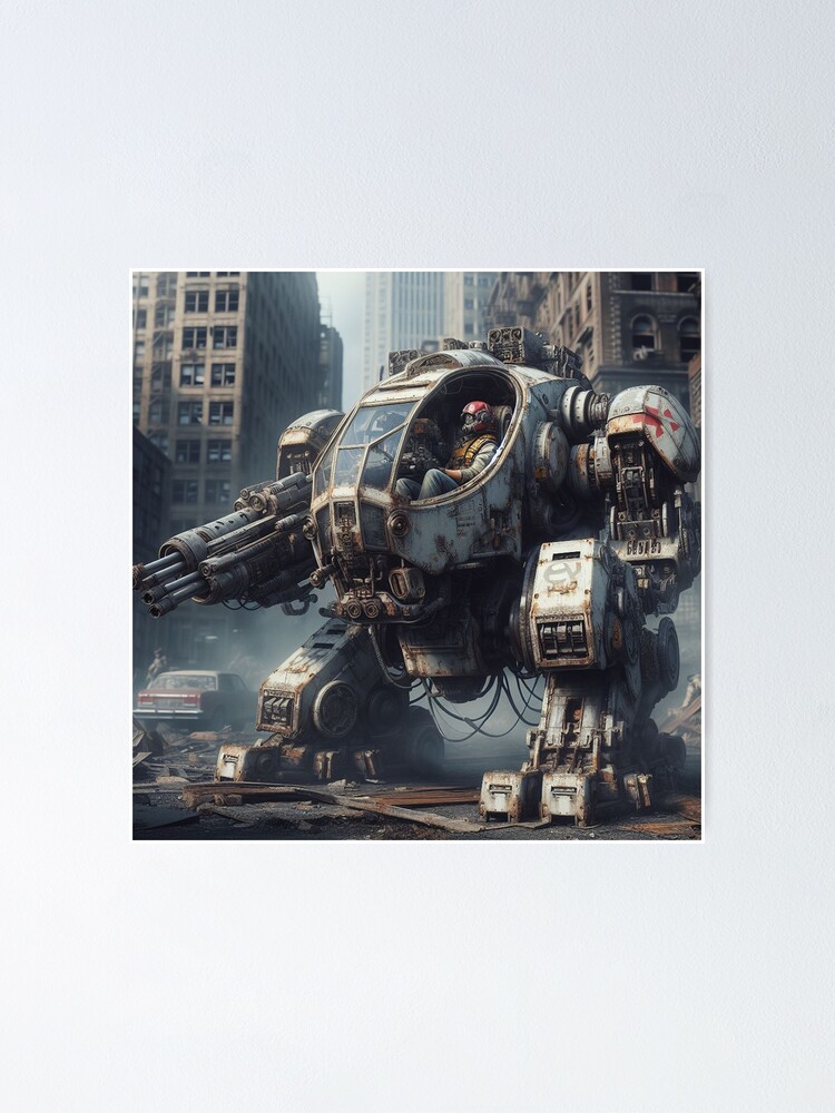 Thumbnail 1 of 3, Poster, Small Mech designed and sold by RaF71PrO.