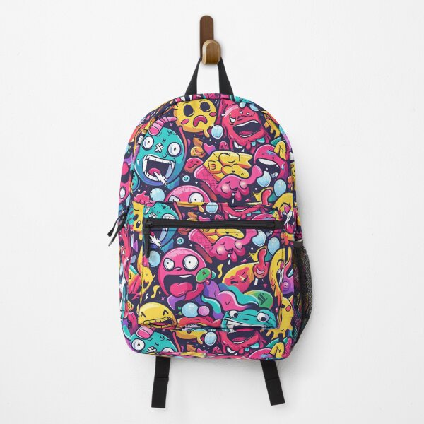 Item preview, Funny Panic Attack Illustration with Emojis & Vivid Colors designed and sold by amortka.