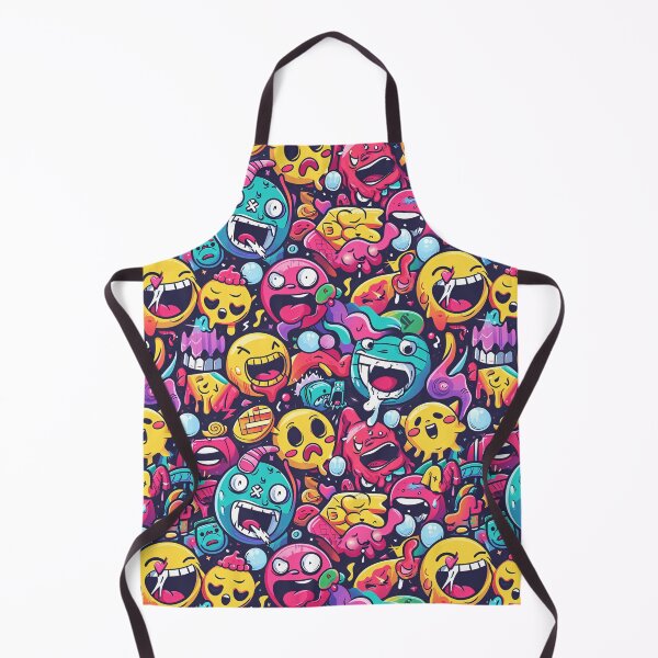 Item preview, Funny Panic Attack Illustration with Emojis & Vivid Colors designed and sold by amortka.