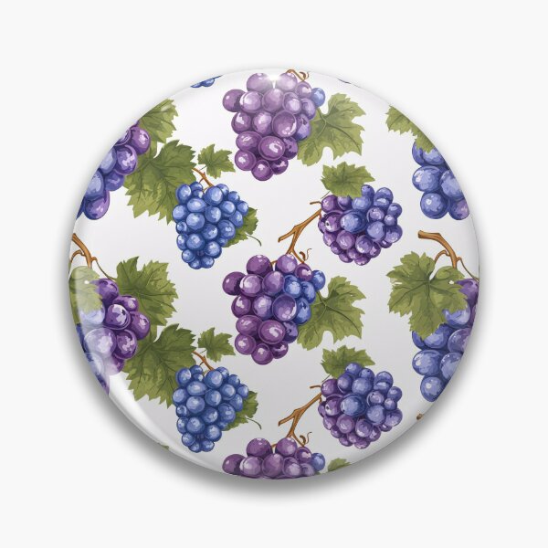 Item preview, Funny Grape Pattern on White designed and sold by amortka.