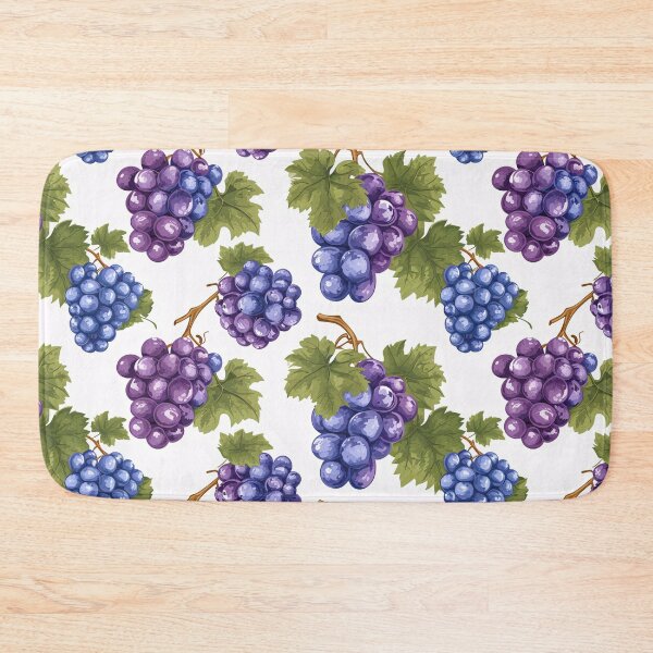 Item preview, Funny Grape Pattern on White designed and sold by amortka.