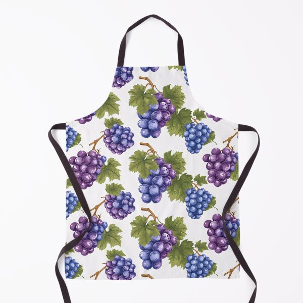 Item preview, Funny Grape Pattern on White designed and sold by amortka.