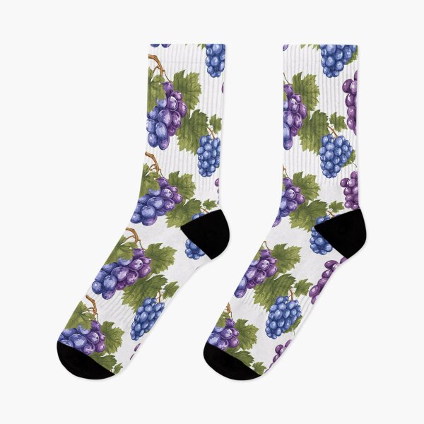 Item preview, Funny Grape Pattern on White designed and sold by amortka.