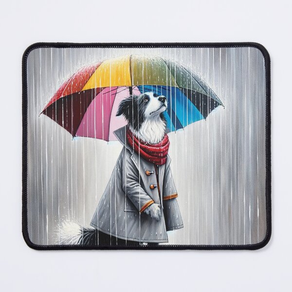Item preview, Border Collie in Red Boots designed and sold by Random Designs.