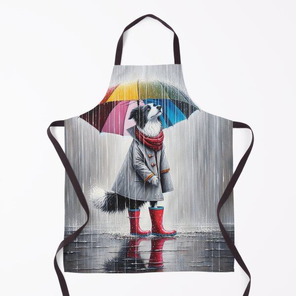Item preview, Border Collie in Red Boots designed and sold by Random Designs.