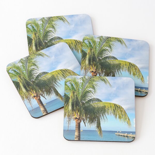 Item preview, Beach View with Palm Tree designed and sold by Anastasia Kaneva.