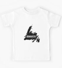 Bonavista, Newfoundland Silhouette Kids Tee