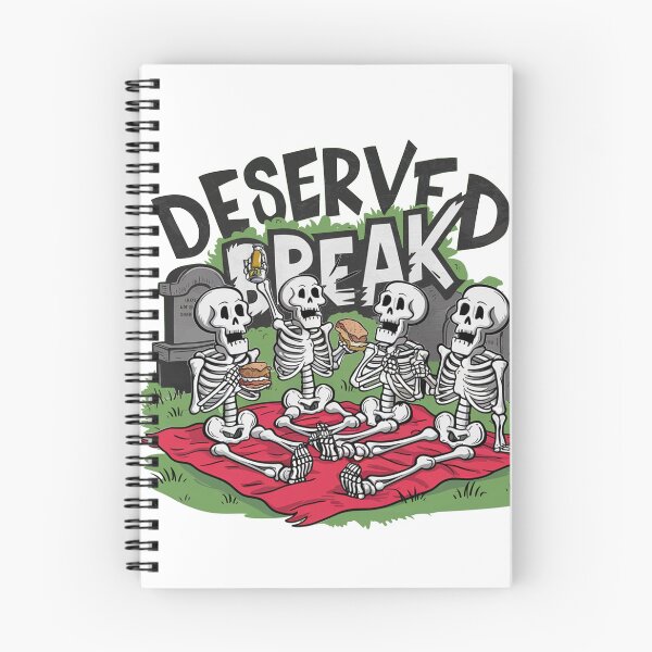 Item preview, Funny Skeletons Having a Well Deserved Break on Picnic designed and sold by MonkiFlipp.