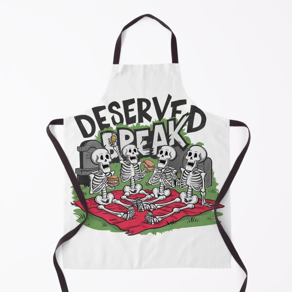 Item preview, Funny Skeletons Having a Well Deserved Break on Picnic designed and sold by MonkiFlipp.