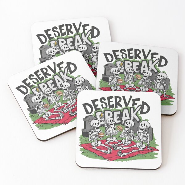 Item preview, Funny Skeletons Having a Well Deserved Break on Picnic designed and sold by MonkiFlipp.