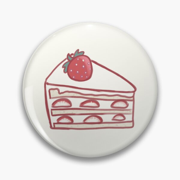 Item preview, Strawberry cake illustration  designed and sold by Artofmayara.