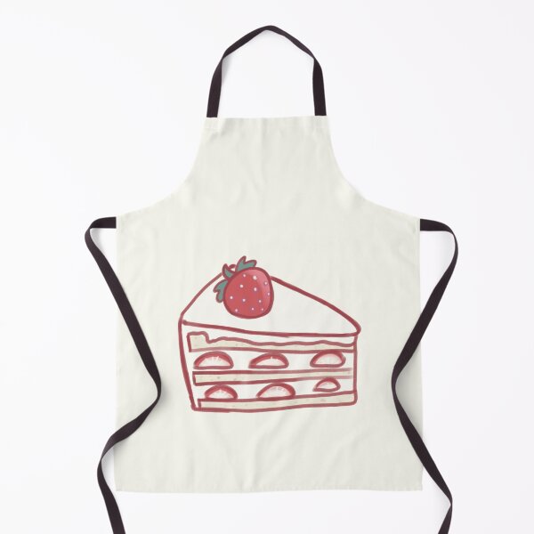 Item preview, Strawberry cake illustration designed and sold by Artofmayara.