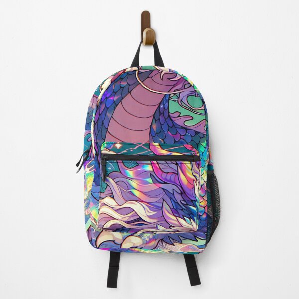 Item preview, Iridescence in Motion: Mischievous Dragon Dances Through Holographic Illusions designed and sold by 0penvimark.