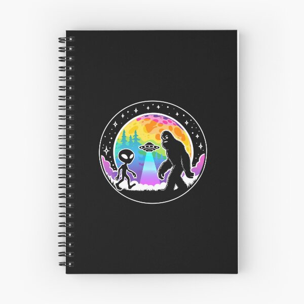 Item preview, Alien Bigfoot Moon Sasquatch UFO LGBTQ Pride designed and sold by Designer-Girl.
