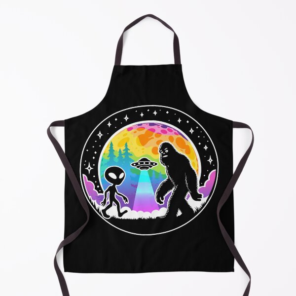 Item preview, Alien Bigfoot Moon Sasquatch UFO LGBTQ Pride designed and sold by Designer-Girl.