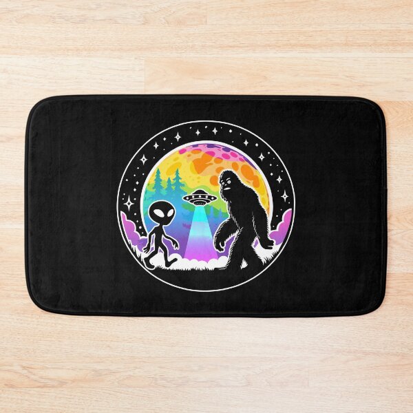 Item preview, Alien Bigfoot Moon Sasquatch UFO LGBTQ Pride designed and sold by Designer-Girl.