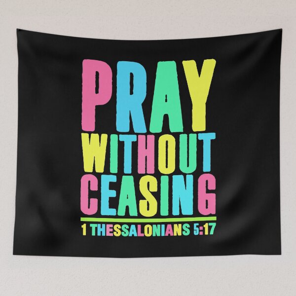 Item preview, 1 Thessalonians 5:17 Pray Without Ceasing designed and sold by plushism.