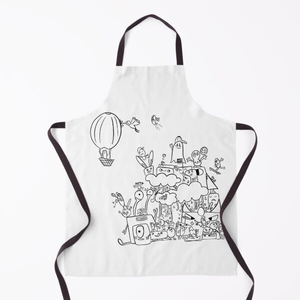Item preview, Doodle art funny and crazy characters lineart designed and sold by Crazy4Graphics.