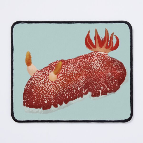 Item preview, Nudibranch - sea slug - Goniobranchus reticulata - sea green designed and sold by Poulpimousse.